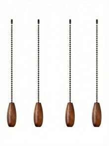 4pcs/2pcs Bohemian Style Ceiling Fan Pull Chain Decorative Pendant Extension, 12 Inch Lighting Ceiling Fan Beaded Tassel With Connector - A - View 8