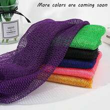 African Net Sponge Authentic Exfoliating Body Back Scrubber Bath Sponge Shower Loofah Washcloth Gentle For All Skin Types 2pcs - White - View 7