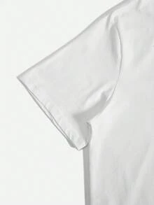 Färgglad giraffmönstrad t-shirt för kvinnor - Avslappnad kortärmad topp med rund hals och ett livfullt geometriskt mönster, mjukt och bekvämt tyg, perfekt för vardagsbruk, modern för alla årstider | Maskintvättbar - Vitt - Visa 5