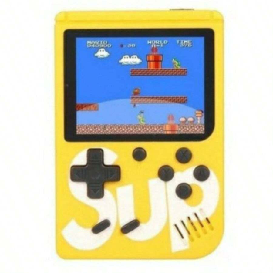 Mini Video Game Sup Game Box 400 Games In 1 Portable Classic Vintage Games From The 80s - Yellow - View 1