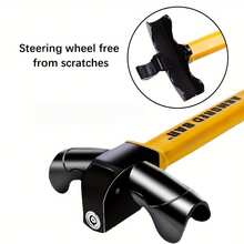 2026 Hot Universal RV & Car Steering Wheel Lock, 1PC Heavy-Duty Anti-Theft-Bar Vehicle Security Lock, Durable Safety Fixator Device, Battery-Design, Easy Installation And Use.Widely Compatible With, Trucks, RVs And Various Vehicles.Effectively Prevents Theft, Enhances Travel Safety, Sturdy And Wear-Resistant Long-Term Outdoor And Daily Vehicle. - 1 - View 4