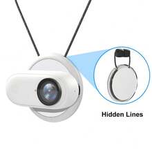 PULUZ Magnetic Pendant Bracket Quick Release Neck Strap (White) For Insta360 GO 3 - View 5