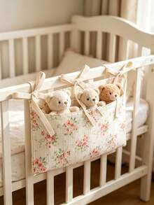 Túi đựng đồ 2 ngăn cho nôi/xe đẩy em bé - Túi treo đựng tã và khăn ướt, phù hợp với xe đẩy em bé. - Nhiều màu - Xem 1