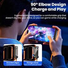 Cable de carga rápida de 65W, soporte plegable 2 en 1 con diseño de doblado a 90°, USB + Tipo C a Tipo C, permite cargar y usar simultáneamente, compatible con iPhone 17 Pro Max/17 Pro/17/Air/16/15, S25/S24/S23/S22/S21/S20, Series - Multicolor - Ver 5