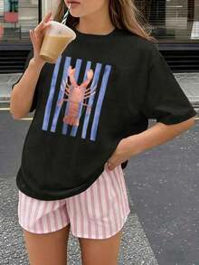 Women T-Shirts - Black - View 6