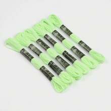 Glow In The Dark Embroidery Floss - 6pcs - View 17