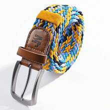 Unisex Multicolor Woven Waist Belt, Assorted Color Options Stylish Braided Strap As Wardrobe Essential Everyday Outfit Matching, Durable Well-Crafted Woven Construction Delivers Long-Lasting Wear And Stable Shaping, Classic Y2K Inspired Design Fits Seamlessly With Shorts, Trousers And Casual Daily Attire, Flexible Comfortable Fit Suits Different Body Shapes And Dressing Styles, Sleek Casual Elevates Simple Outfits With Layered Fashion Sense, Lightweight Easy-To-Match Design Daily Leisure, Casual Outings And Routine Styling, Timeless Wardrobe Accessory With Retro Vibe, Delicate Practical Choice Holiday Occasions, Thoughtful Present Sharing With Friends And Heartfelt Mother'S Day Gifting - Seven Colors - View 12