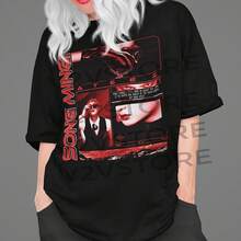 Mingi AteezA Unisex Tshirt - 黑色 - 查看 1