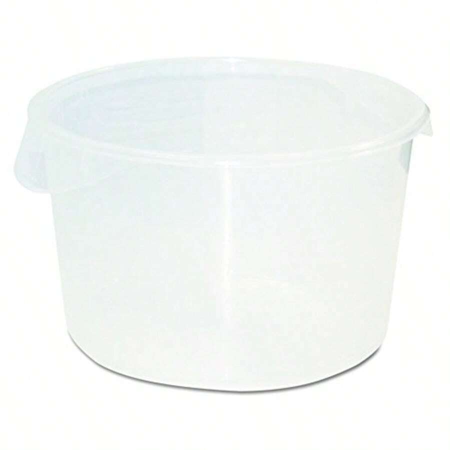 Rubbermaid 5726-24 12 Qt Capacity 13-1/8" Diameter X 8-1/8" Height C Color Polypropylene Round Sge Container Pack Of 1 - as pic - View 1