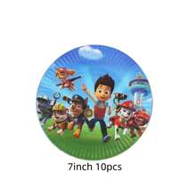 Paw Patrol 可爱卡通狗主题派对装饰，儿童生日派对用品 - 彩色 - 查看 8