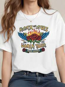 Women T-Shirts - White - View 1