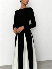 2026 Spring New Women's Clothing, Cross-Border European And American Dress, Sexy Waist-Cinching Pleated Solid Color Large Hem Strap Dress - 29078-圖片色 - 查看 4
