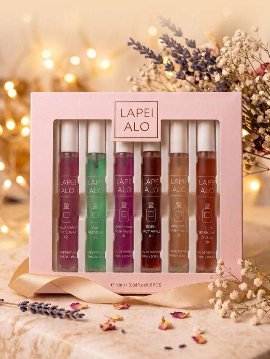 6pcs/Set 10ml Poison Series Fragrance Gift Box, Home Air Freshener Gift Set, Six Scents, Long-Lasting Mild Aroma, Quality Ingredients, Affordable Luxury Home Fragrance Alternative | Long-Lasting Scent | Suitable For Bedroom, Closet, Car, Home, Hotel, Office, Odor Eliminator | Great For Travel, Vacation | A Thoughtful Gift For Housewarming, Birthday, Holiday - Multi-spice - View 1