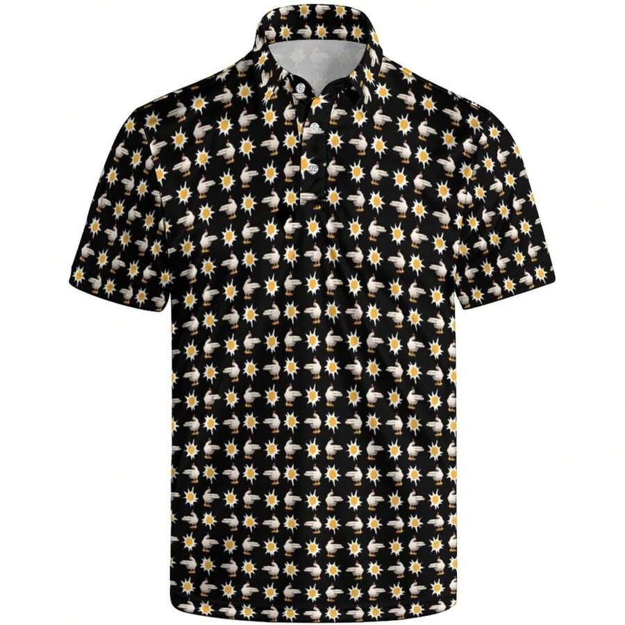 Men's Funny Polo Shirts Short Sleeve Golf Shirt For Men Quick-Dry Golf Polo Shirt Moisture Wicking Activewear Polos - Nhiều màu - Xem 1