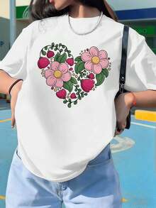 Women T-Shirts - White - View 1
