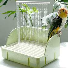 1pc Random Color & Style Bird Bath Bowl, Parrot Cage Accessories - Bath - View 8