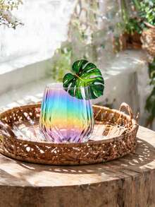 1pc/5pcs Monstera Leaf Glass Cup Marker Glass Cup Decoration Orange Sunshine Acrylic Clip Charm Summer Cup Sign Home Decor Beach Theme Window Shelf Desk Mirror Prop Patio Porch Balcony Living Room Bathroom Office Dorm Apartment Holiday Backdrop Gift - Style 3 - View 11