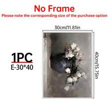 1/9pcs Vintage Dark Academia Canvas Wall Art Posters For Room Home Decor Room Decor Aesthetic Room Decoration Stuff,Optional Frame Room Decor Wall Decor Floral Still Life & Swan Oil Painting Prints, Moody Botanical Gallery Decor For Living Room - Multicolor - View 16