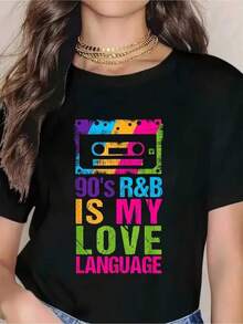 Women T-Shirts - Black - View 1