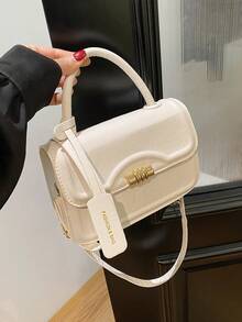 Fashionable Handbag For Women, New Vintage Versatile Saddle Bag, Crossbody Shoulder Bag, Quality Shoulder Bag - White - View 10