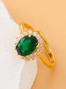 1pc Fashionable & Elegant Open Ring For Women, Suitable For Daily Wear, Gift - Gold - View 8
