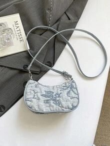 Tas selempang yang lucu dan serbaguna dengan pita dan resleting nilon berhiaskan mutiara, cocok untuk penggunaan sehari-hari. Dengan desain resleting dan tali bahu yang dapat disesuaikan, cocok untuk sekolah dan bepergian, dapat dengan mudah memuat kebutuhan sehari-hari. Barang multifungsi ini modis dan serbaguna, cocok untuk berbagai gaya dan kesempatan, dengan kemampuan adaptasi gaya yang kuat. - Biru - View 6