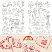 Water-Soluble Embroidery Stabilizer With Cute Feminine Pattern, Suitable For Sewing Hobbyists And Beginners - A311 - View 3