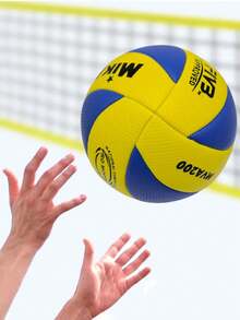 1pc PU Volleyball For Adults, Youth Training, Beach, Lawn, Cement, Multi-Color - Multicolor - View 9