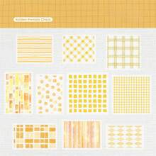 20 PIEZAS Pegatinas transparentes con cuadrícula para scrapbook de PET, suministros para scrapbooking, planificador, decoración de diario desordenado, collage, pegatinas, suministros para scrapbooking - Pegatinas - Ver 13