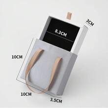 Caja de Papel para Joyas con Cajones para Guardar y Exhibir Pendientes, Anillos, Colgantes, Pulseras y Collares, Caja de Embalaje Portátil para Joyas, Nueva - C-8 - Ver 13