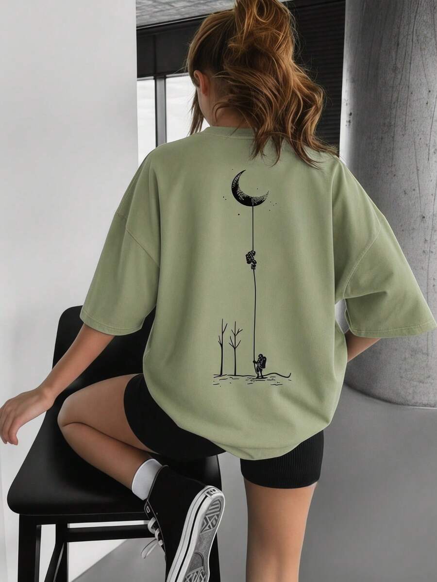 Couple's Fashionable Printed Loose Short Sleeve T-Shirt | Exquisite Design | Summer Essential | Easy To Match | Showcase Your Style
