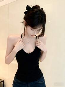 Women Tops - Black - View 6
