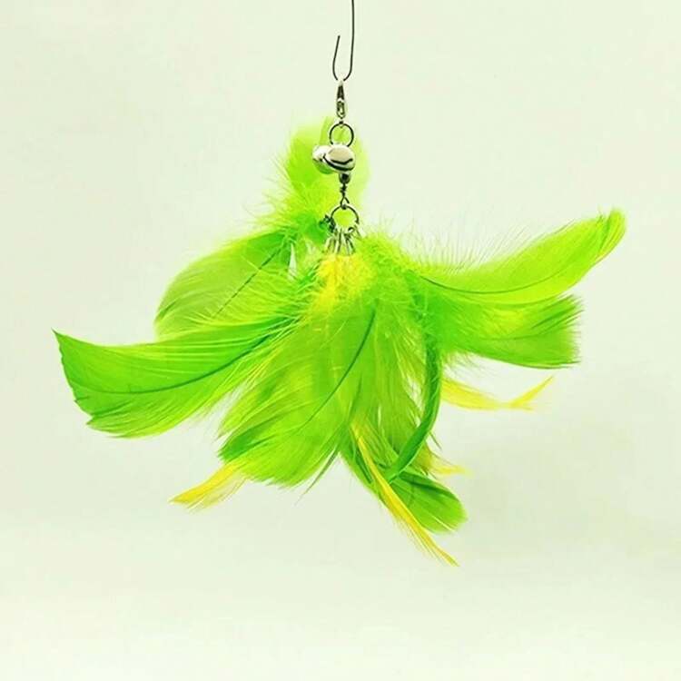 Juguete interactivo para gatos, simulación divertida de pluma de pájaro con campana, palo para gato, juguete para gatitos, varita de juguete, suministros para gatos - SF-14 - Añade 22