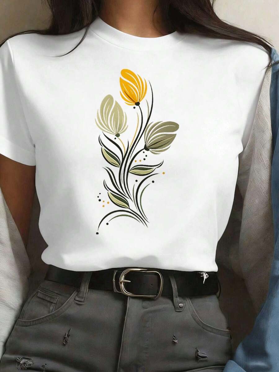 Women T-Shirts - White - View 1