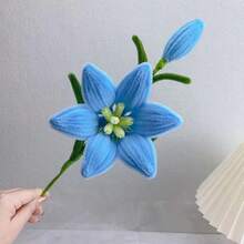 2/4/6/8支人造百合花，仿真百合花束，适用于家居插花、香氛花束、花店用品、INS风格装饰、自然花束、家居装饰、桌面装饰、婚礼中心摆件、春夏派对及节日装饰（母亲节、复活节、感恩节） - 彩色 - 查看 27