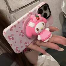1 chiếc giá đỡ điện thoại từ tính SANRIO hình váy dễ thương, kiểu Melody, thích hợp cho điện thoại di động, đế hút mạnh, có thể mở rộng (không bao gồm ốp điện thoại) - Nhiều màu - Xem 2