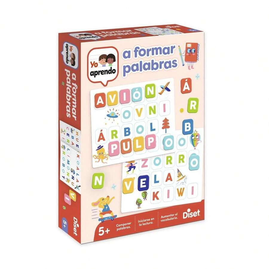 Jumbo Educational Game I Learn. I Learn To Form Words. ✅ 24/48h Delivery To Spain (Peninsula) - Educational Toys - Diset - Ref. 1120200321 - Multicolor - View 1
