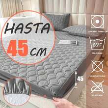 Waterproof Mattress Protector King Size - Grey - View 2