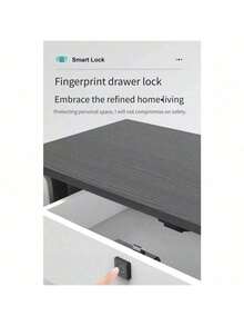 Intelligent Fingerprint Cabinet Lock, One-Button Unlocking, K16 Double Door Cabinet Lock, Compact ABS Fingerprint Drawer Lock - Smart Biometric Security For Home And Office Cabinets, Shoe Cabinets And File Cabinets - Battery Powered (AAA), Easy Installation, No Battery Included, Smart Locks For Home Security - View 7