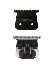 Cuchilla de repuesto para cortadora de pelo eléctrica KM-2299, Juego de accesorios de cuchilla de repuesto para cortadora de pelo, Cuchilla de repuesto original de fábrica para cortadora de pelo Kemei, 1 set - Negro - Ver 4