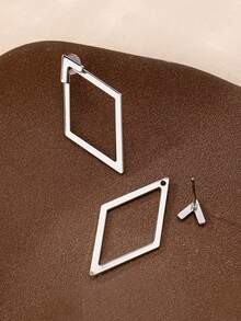 1 đôi/2 chiếc khuyên tai kẹp vành tai bằng bạc sterling 925 tinh tế, đính đá Cubic Zirconia sáng bóng, thích hợp cho cô dâu và đám cưới. - trắng - Xem 7