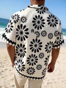 GOLDREDY Men's Casual Vacation Outdoor Minimalist Shirt - Black - View 2