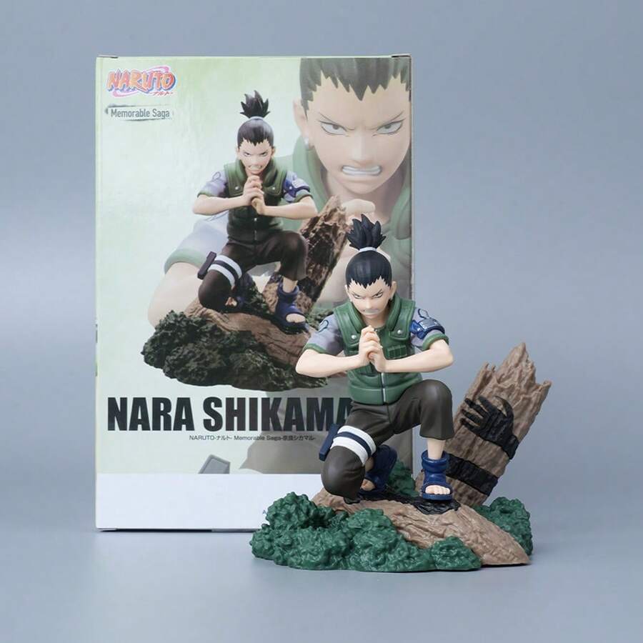 Viz Media 奈良鹿丸 手辦 動漫 PVC 收藏雕像 鹿丸可動人偶 桌面展示禮品 - HBP-89439 - 查看 1
