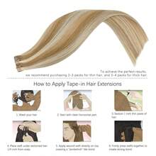 Tape In Hair Extensions Human Hair Real Natural Hair Colored #8/613 European Straight Blonde Skin Weft Adhesives Remy Hair Extension - S8/613 - View 9