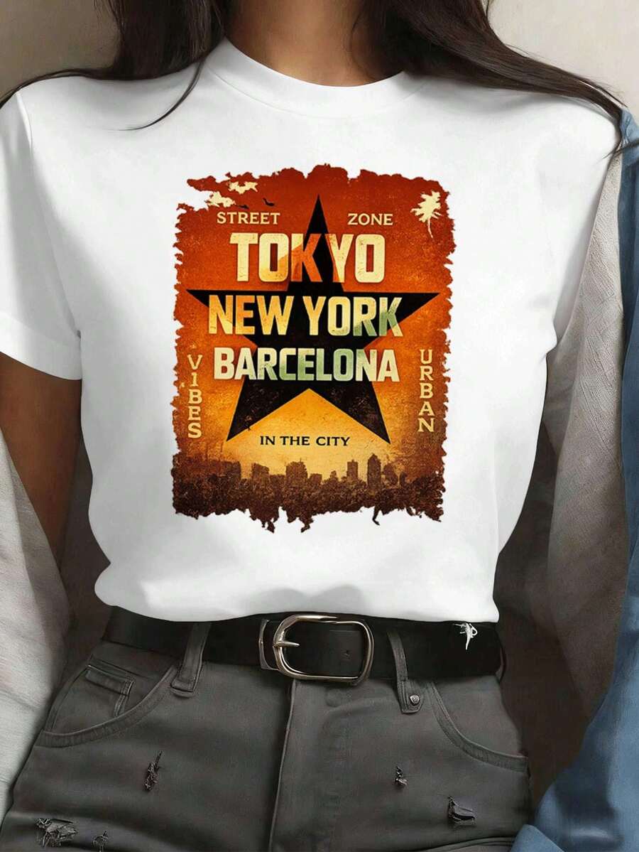 Women T-Shirts - White - View 1