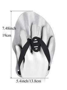 1 Cặp mái chèo bơi Contour, mái chèo tập bơi có dây đeo điều chỉnh được, mái chèo bơi dành cho nam và nữ - Bàn tay có màng - Xem 2