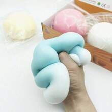 1 quả bóng bóp mềm cỡ lớn 10CM ngẫu nhiên, đồ chơi giảm căng thẳng khổng lồ mềm mại - Lý tưởng cho quà tặng ngày lễ, quà tặng vui nhộn và dễ thương, quà sinh nhật, quà Phục sinh, quà Halloween, quà Giáng sinh, quà tặng tiệc tùng, đồ chơi bóp mềm, đồ chơi giảm căng thẳng bóp mềm, đồ chơi bóp hình bánh bao, đồ chơi dành cho người lớn và phụ nữ - Bánh bao hấp - Xem 2