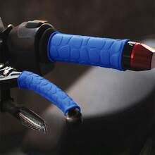 4pcs Motorcycle Universal Rubber Handlebar Grips, Anti-Slip Anti-Sweat Wear-Resistant Anti-Aging, Off-Road Riding Dedicated Grip Covers, Soft & Comfortable To Improve Handling, Durable & Crack-Resistant, Motorcycle Modification Accessory - 4pcs Motorcycle Grip Covers - View 2