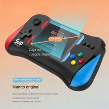 1pc New X7M Mini Arcade Portable Console With Portable Charging For Two Players, Direct From The Manufacturer, With Built-In 500mAh Battery. - Blue - View 9