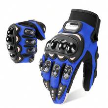 1 Pair Cycling Gloves, Summer Motorcycle Gloves, Cycling Accessories, Off-Road Motorcycle Full Finger Touchscreen Gloves, Outdoor Sports Gloves, Anti-Fall Cycling Gloves, M-2XL - Multicolor - View 30